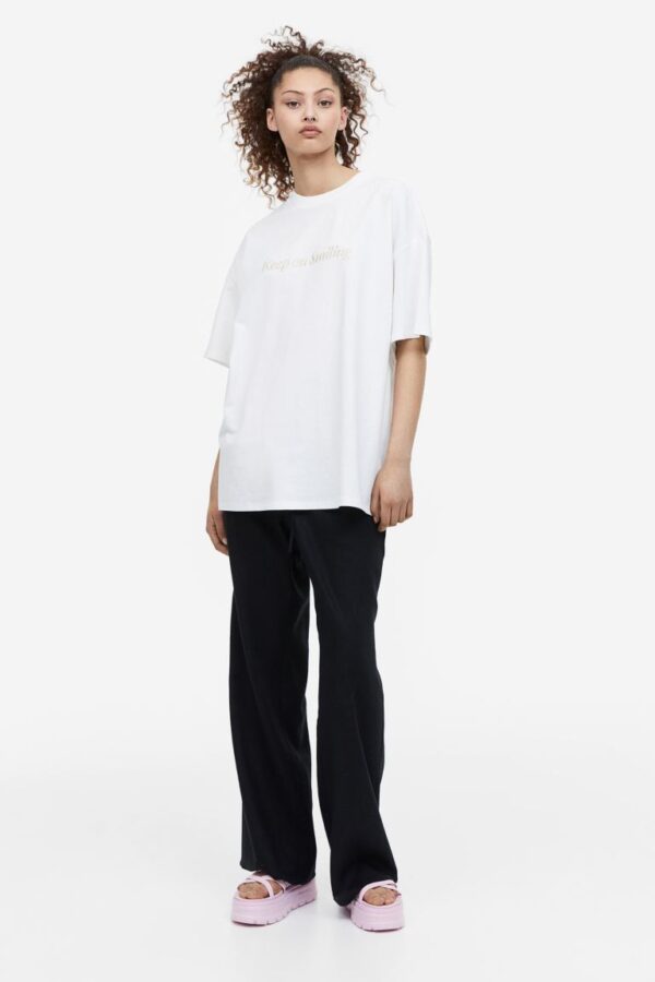 Oversized Motif T-shirt - Image 2