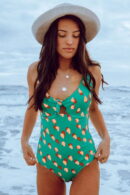 Tropic candy Knotted One Piece Swimsuit