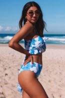 The Florid High Waist Bikini with Sarong