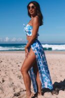 The Florid High Waist Bikini with Sarong